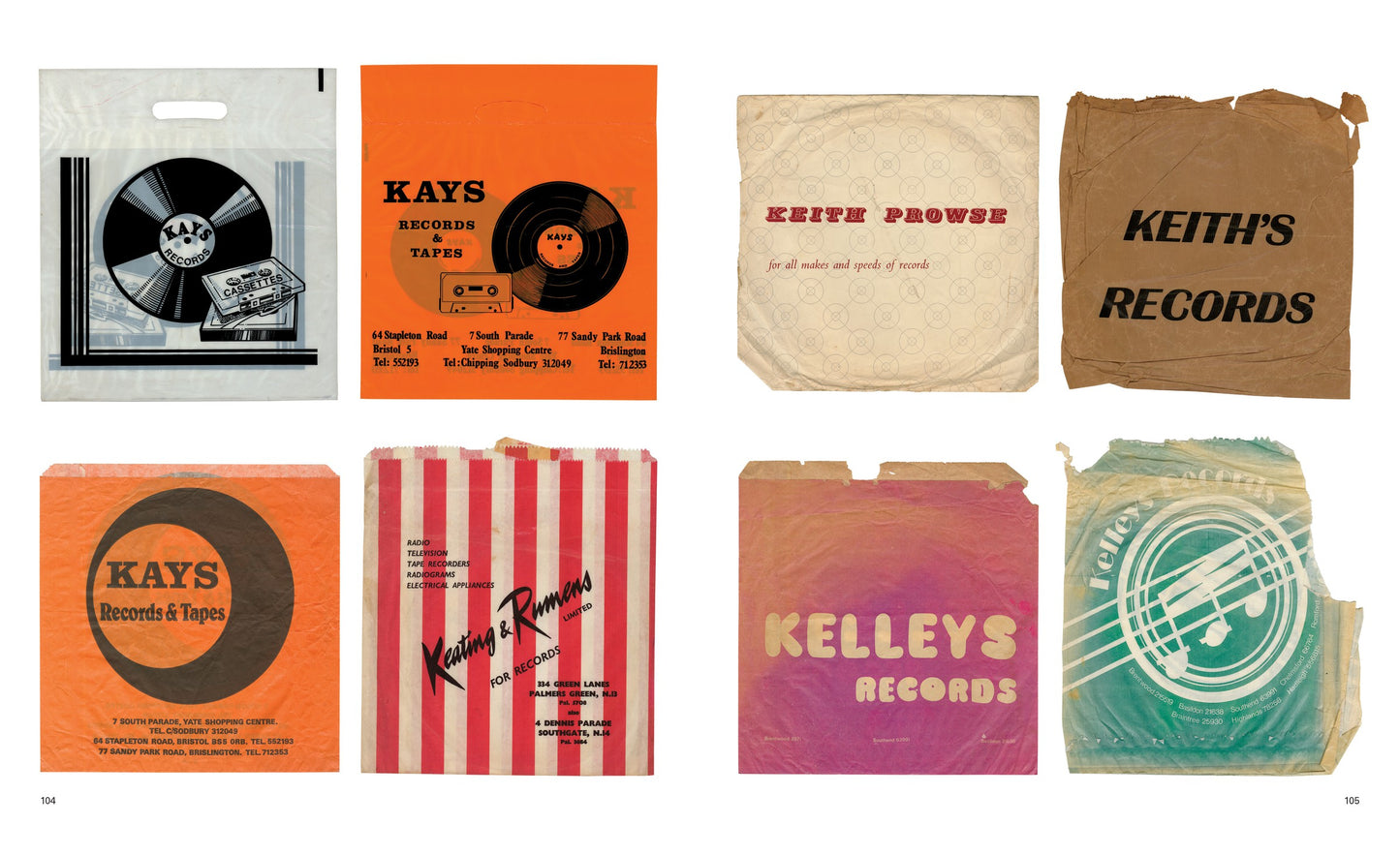 A-Z of Record Shop Bags: 1940s to 1990s