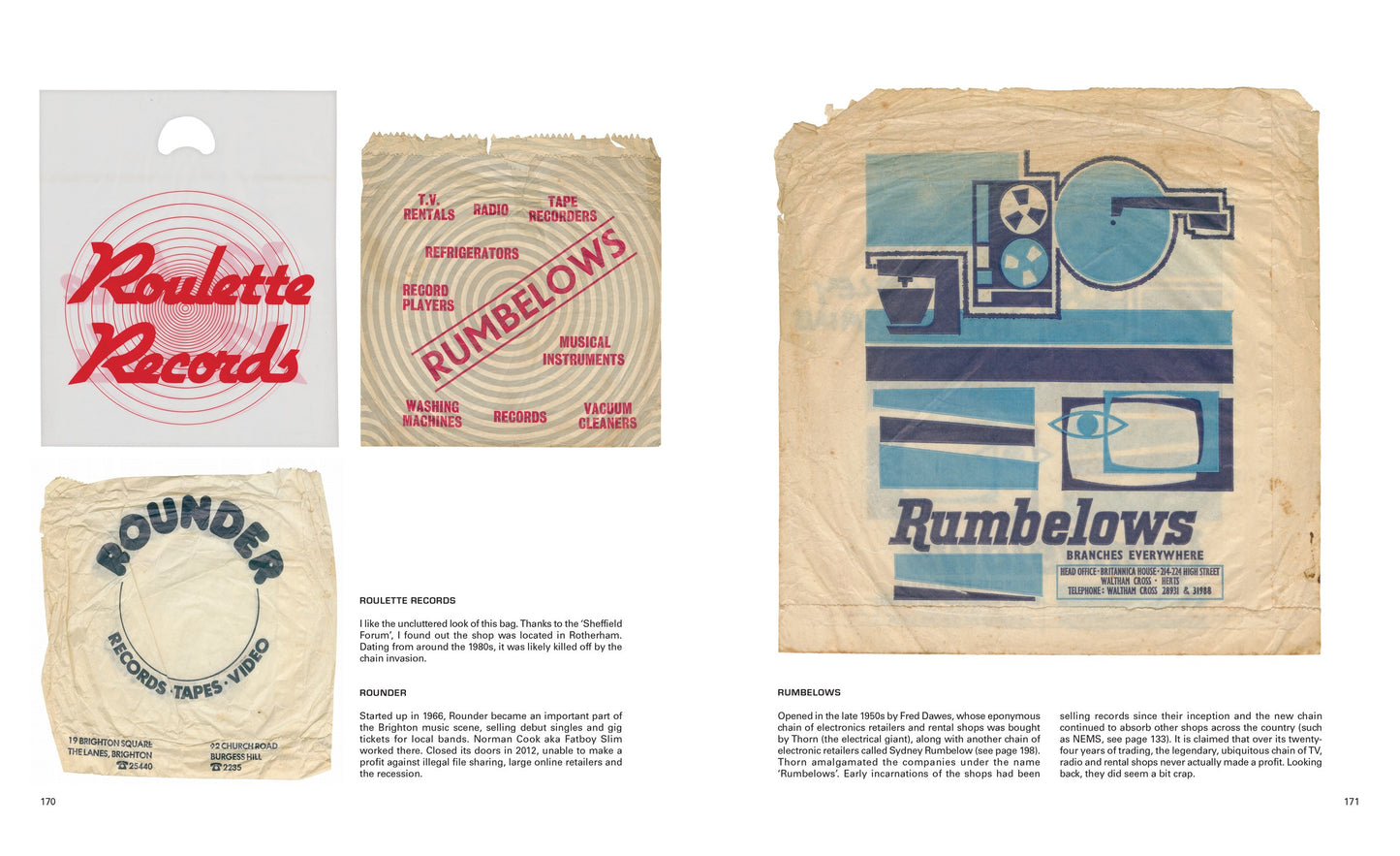 A-Z of Record Shop Bags: 1940s to 1990s
