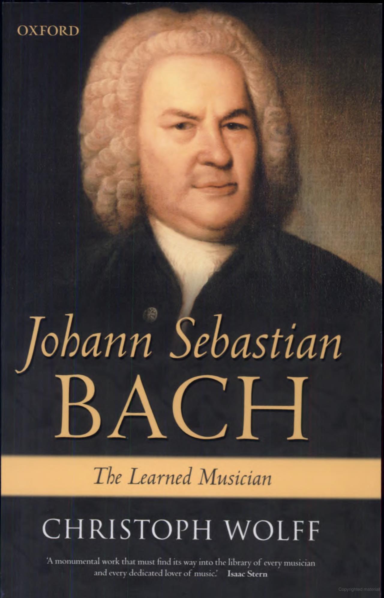 Johann Sebastian Bach: The Learned Musician